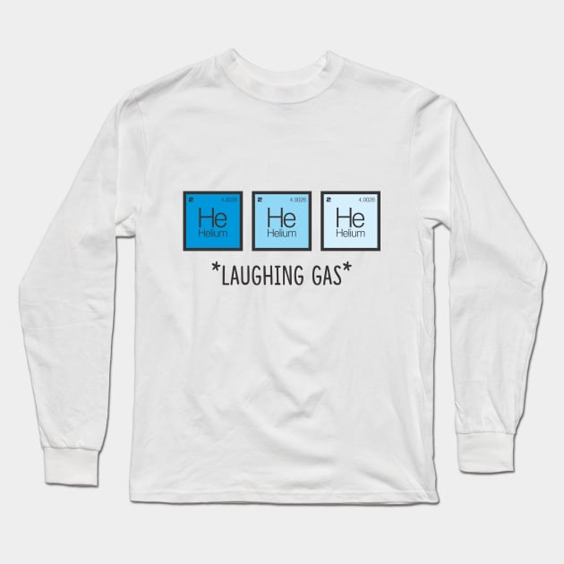 Laughing Gas Long Sleeve T-Shirt by saturngarden